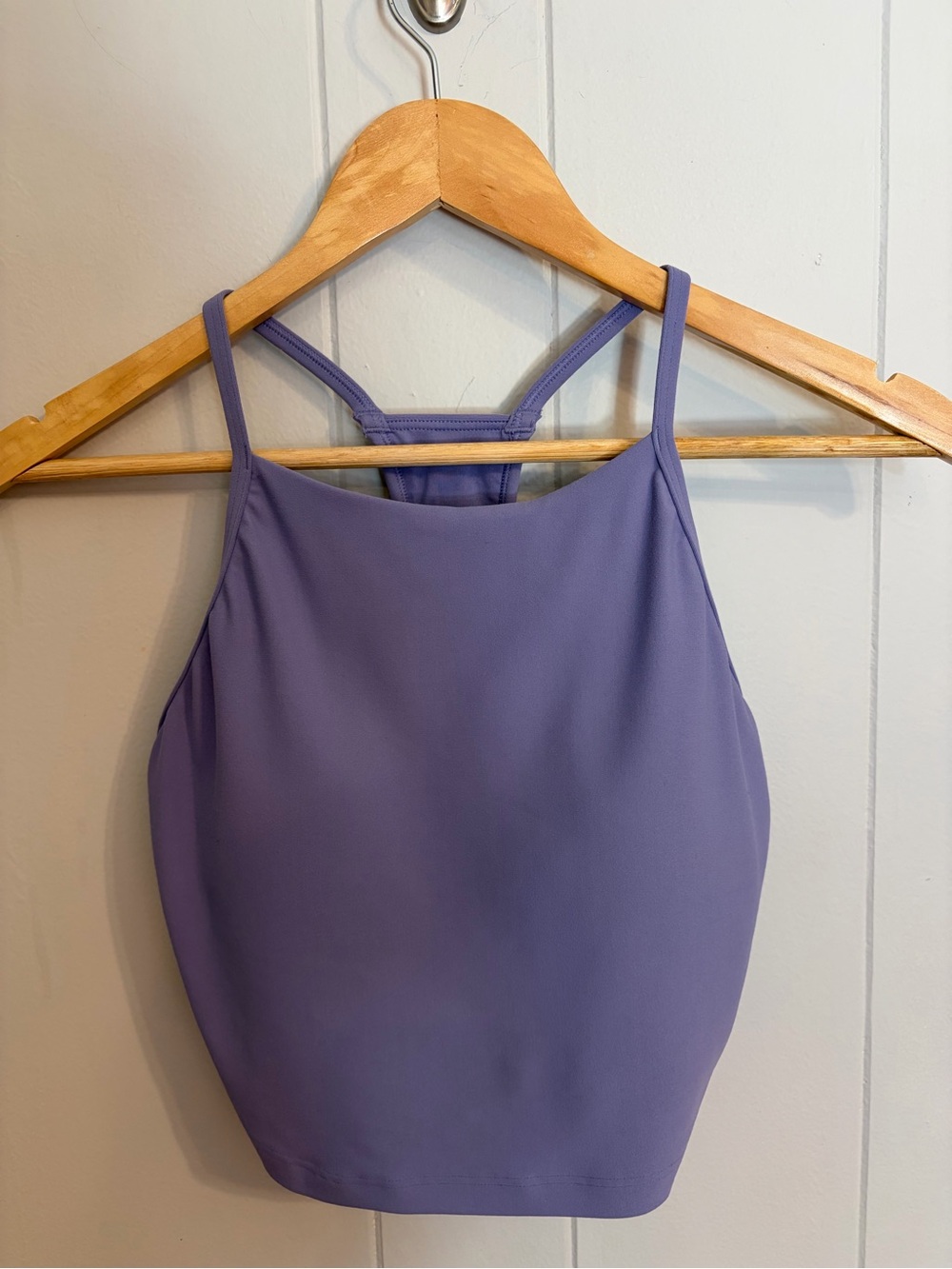 Old Navy Lilac Strappy Crop Tank Top